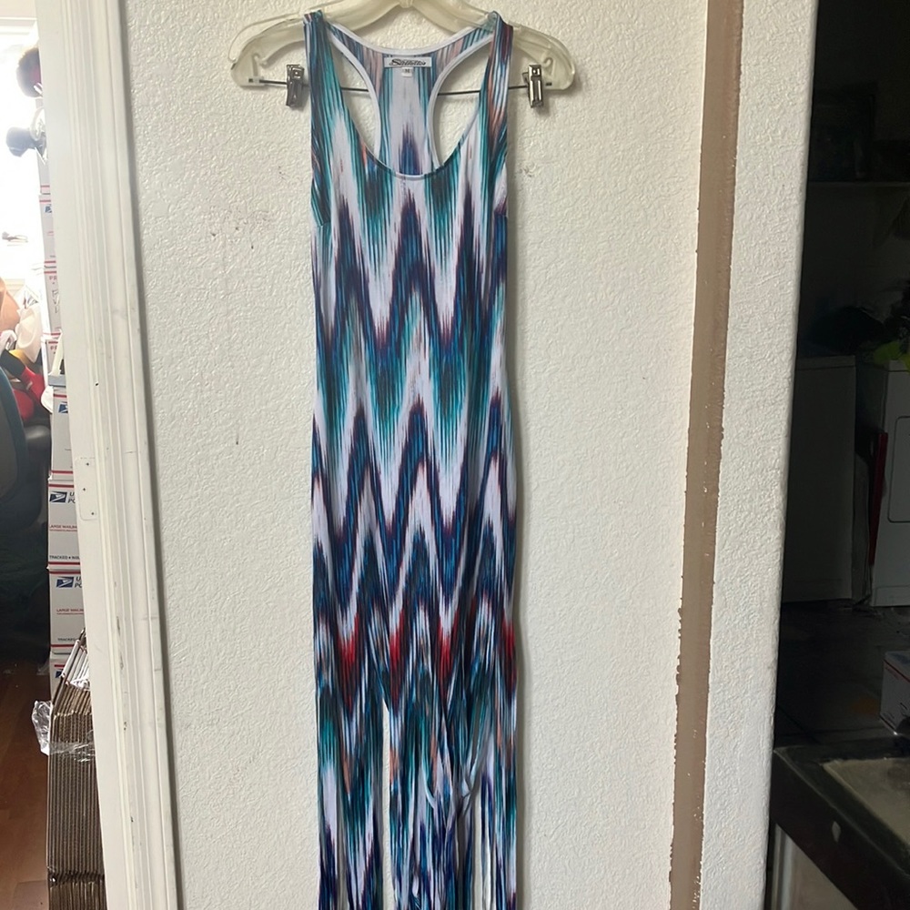 FINAL MARKDOWN Stilletos car wash dress medium